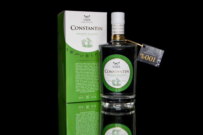 Constantin Jablkový Destilát 500ml, 42%alc., + GB - Image 2