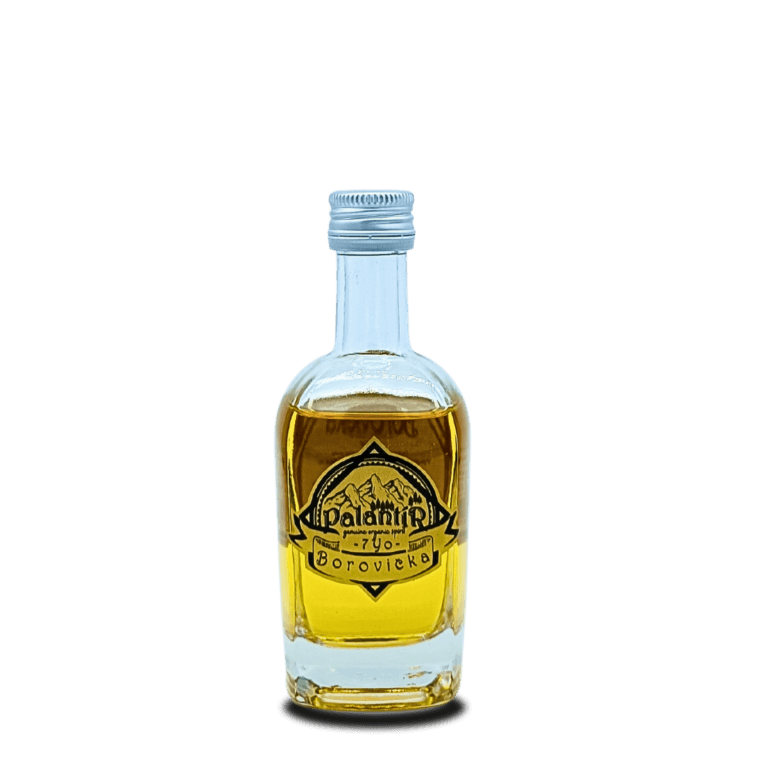 Palantír Borovička Barrel Rested 7-ročná, 100ml, 41,8%alc.