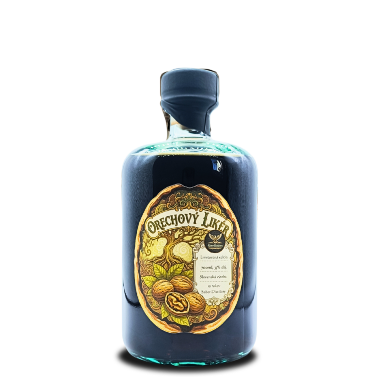 Orechový likér Saber Distillery 700ml, 35%obj