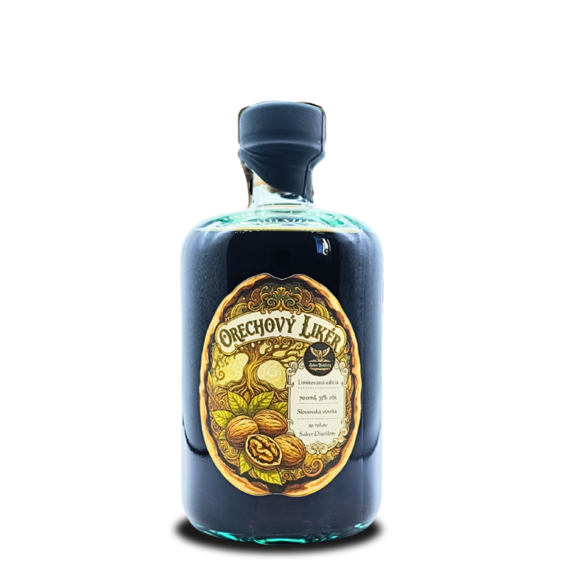 Orechový likér Saber Distillery 700ml, 35%obj