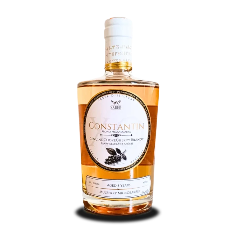 Constantin Aróniový destilát XO., z Morušového suda 500ml, 46%alc., + GB,