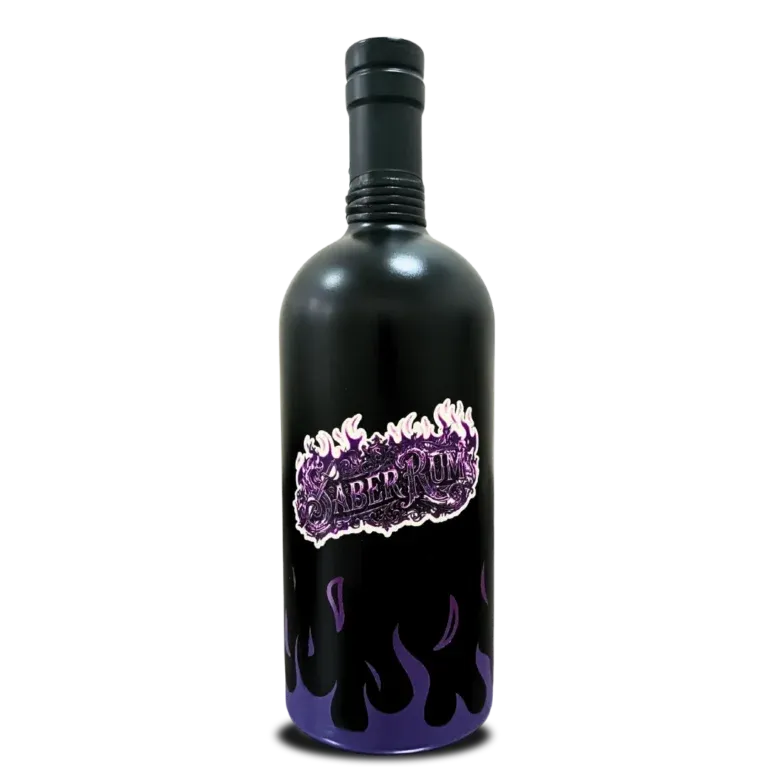 Saber Rum, 1000ml, 40%alc., 15 ročný, Art Bottle, PURPLE Flame Edition